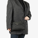 Prada Vela Sport Black Nylon Crossbody Bag
