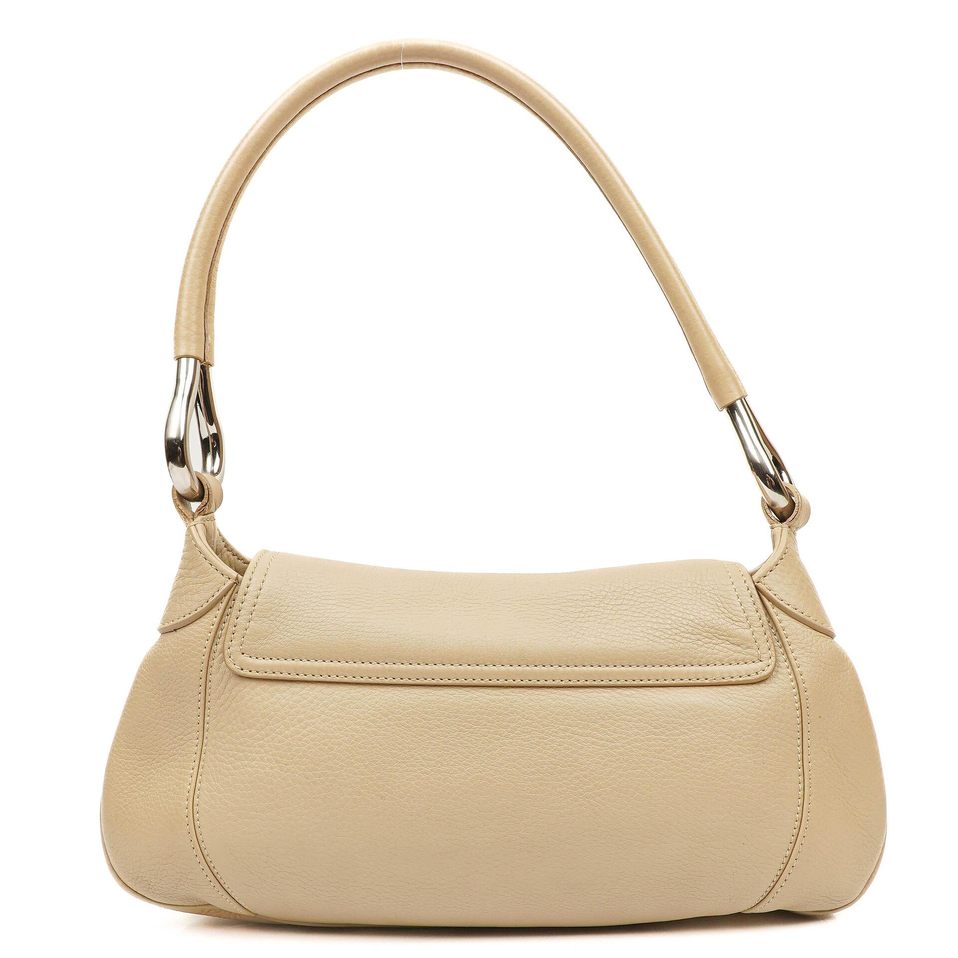 Prada Vitello Daino Beige Shoulder Bag