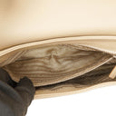 Prada Vitello Daino Beige Shoulder Bag