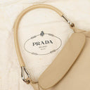 Prada Vitello Daino Beige Shoulder Bag