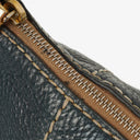 Prada Vitello Daino Dark Blue Leather Shoulder Bag