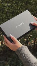 Chanel Turquoise Caviar Quilted Zip Around Wallet