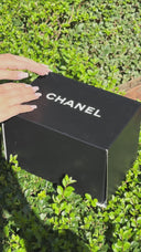 Chanel Black Caviar Leather Vanity Case