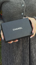 Chanel Timeless plånbok på kedja Caviar-läder WOC