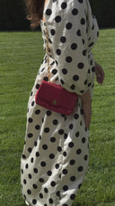 Chanel Vintage Diana Small Flap Bag Red Quilted Lambskin With 24K Gold-Plated Hardware