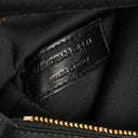 Saint Laurent Joe White Chevron Quilted Lambskin Leather Backpack