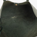 Saint Laurent Large Dark Green Leather Shopping Tote Bag