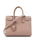 Saint Laurent Sac De Jour Baby In Powder Pink Calfskin Leather