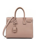 Saint Laurent Sac De Jour Baby In Powder Pink Calfskin Leather