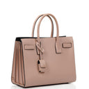 Saint Laurent Sac De Jour Baby In Powder Pink Calfskin Leather
