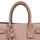 Saint Laurent Sac De Jour Baby In Powder Pink Calfskin Leather