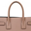 Saint Laurent Sac De Jour Baby In Powder Pink Calfskin Leather