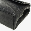 Saint Laurent West Hollywood Crocodile Embossed Grey Leather Shoulder Bag
