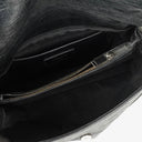 Saint Laurent West Hollywood Crocodile Embossed Grey Leather Shoulder Bag