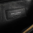 Saint Laurent West Hollywood Crocodile Embossed Grey Leather Shoulder Bag