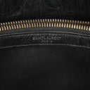 Saint Laurent West Hollywood Crocodile Embossed Grey Leather Shoulder Bag