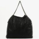 Stella McCartney Black Falabella Tote Vegan Shaggy Deer
