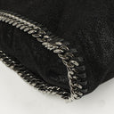 Stella McCartney Black Falabella Tote Vegan Shaggy Deer