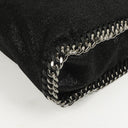 Stella McCartney Black Falabella Tote Vegan Shaggy Deer