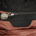 Stella McCartney Black Falabella Tote Vegan Shaggy Deer