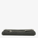 Stella McCartney Black Shaggy Dear Faux Leather Falabella Pochette Bag