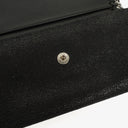 Stella McCartney Black Shaggy Dear Faux Leather Falabella Pochette Bag