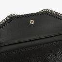 Stella McCartney Black Shaggy Dear Faux Leather Falabella Pochette Bag