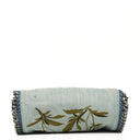 Stella McCartney Denim Flowers Mini Tote Falabella Blue