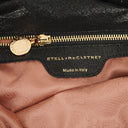 Stella McCartney Falabella Black Tote Vegan Shaggy Deer Fold Over Bag