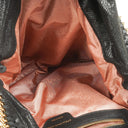 Stella McCartney Falabella Black Tote Vegan Shaggy Deer Fold Over Bag