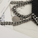 Stella McCartney Falabella Micro Tote Black Vegan Shaggy Deer Bag