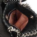 Stella McCartney Falabella Micro Tote Black Vegan Shaggy Deer Bag