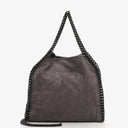 Stella McCartney Falabella Mini Tote Bark Vegan Shaggy Deer Fold Over Bag