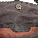 Stella McCartney Falabella Mini Tote Bark Vegan Shaggy Deer Fold Over Bag