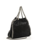 Stella McCartney Falabella Mini Tote Black Vegan Shaggy Deer Fold Over Bag
