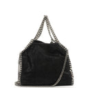 Stella McCartney Falabella Mini Tote Black Vegan Shaggy Deer Fold Over Bag