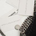 Stella McCartney Falabella Mini Tote Black Vegan Shaggy Deer Fold Over Bag