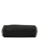 Stella McCartney Falabella Mini Tote Black Vegan Shaggy Deer Fold Over Bag