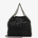 Stella McCartney Falabella Mini Tote Black Vegan Shaggy Deer Fold Over Bag