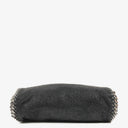 Stella McCartney Falabella Mini Tote Black Vegan Shaggy Deer Fold Over Bag