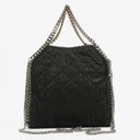 Stella McCartney Falabella Mini Tote Black Vegan Shaggy Deer Fold Over Bag