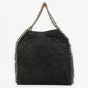Stella McCartney Falabella Mini Tote Black Vegan Shaggy Deer Fold Over Bag