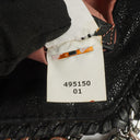 Stella McCartney Falabella Mini Tote Black Vegan Shaggy Deer Fold Over Bag
