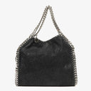Stella McCartney Falabella Mini Tote Black Vegan Shaggy Deer Fold Over Bag