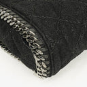 Stella McCartney Falabella Mini Tote Black Vegan Shaggy Deer Fold Over Bag