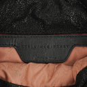 Stella McCartney Falabella Mini Tote Black Vegan Shaggy Deer Fold Over Bag