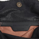 Stella McCartney Falabella Mini Tote Dark Navy Vegan Shaggy Deer Fold Over Bag