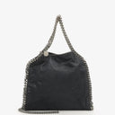 Stella McCartney Falabella Mini Tote Dark Navy Vegan Shaggy Deer Fold Over Bag
