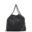 Stella McCartney Falabella Mini Tote Dark Navy Vegan Shaggy Deer Fold Over Bag