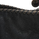 Stella McCartney Falabella Mini Tote Dark Navy Vegan Shaggy Deer Fold Over Bag